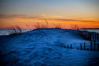 Sunset over the dunes